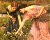 Gather ye Rosebuds while ye may - 约翰·威廉姆·沃特豪斯